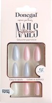 Donegal Decorated Artificial Nails Nepnagels Nude/Babyblauw 24st. - 3115