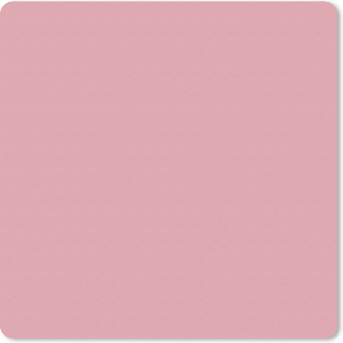 Gaming muismat - Muismat xxl - Roze - Effen - Game muismat - 50x50 cm - Grote muismat - Bureau onderlegger