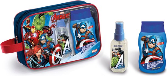 Avengers - Coffret Cadeau dans Trousse de Toilette - Eau de Toilette 90 ml  + Gel Bain... | bol
