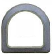 Campking D-ring 13 mm aluminium zak 10 stuks