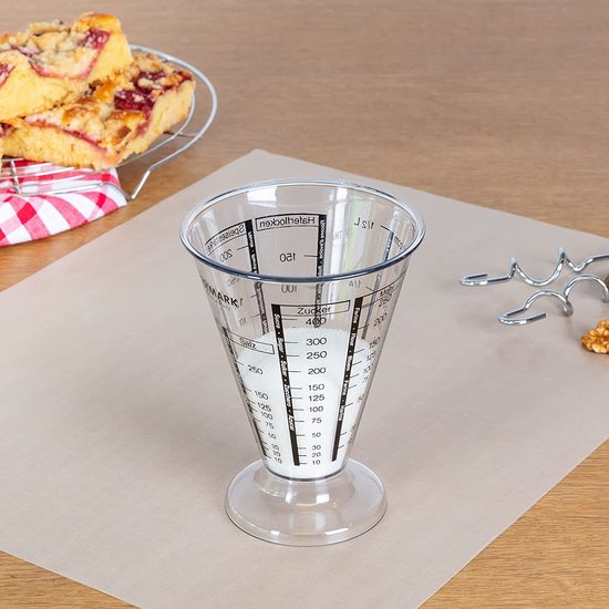Set, 2 parties : 1 verre doseur + 1 gobelet doseur avec cône de mesure  fin,... | bol.com