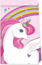 Unicorn Rainbow Colors - uitdeelzakjes 4 stuks