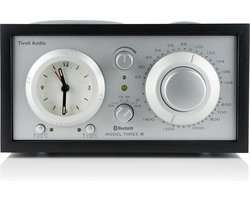 Tivoli Audio - Model 3 BT w/ USB - Wekkerradio met Bluetooth - Zwart/Zilver