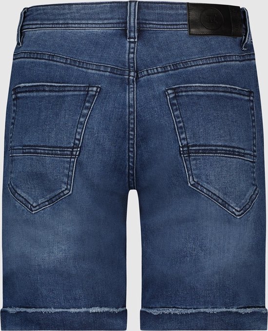 Twinlife Heren Jeans Joshua - Korte broeken - Duurzaam - Elastisch - Blauw - 29