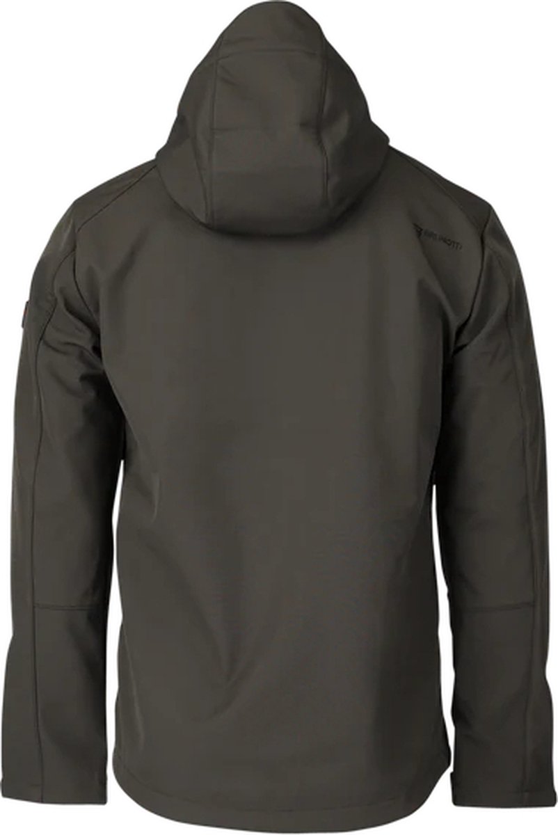 Veste Softshell Homme Brunotti Carreaux Verts Avec Capuche - Taille L, Polyester, état Correct