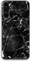 Case Company® - Hoesje geschikt voor Samsung Galaxy A14 hoesje - Zwart Marmer - Soft Cover Telefoonhoesje - Bescherming aan alle Kanten en Schermrand