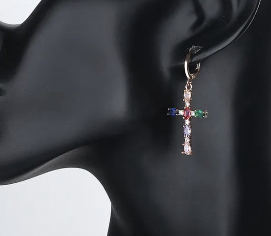 Zilveren kruis ketting dames s925 zilver 40 3cm met