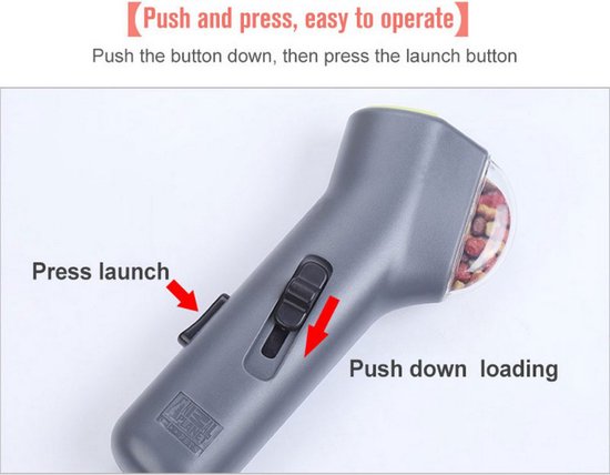 Jouet de dressage pour chien avec lanceur de nourriture et de collations pour des activités de outdoor interactives pour chiens et chats.