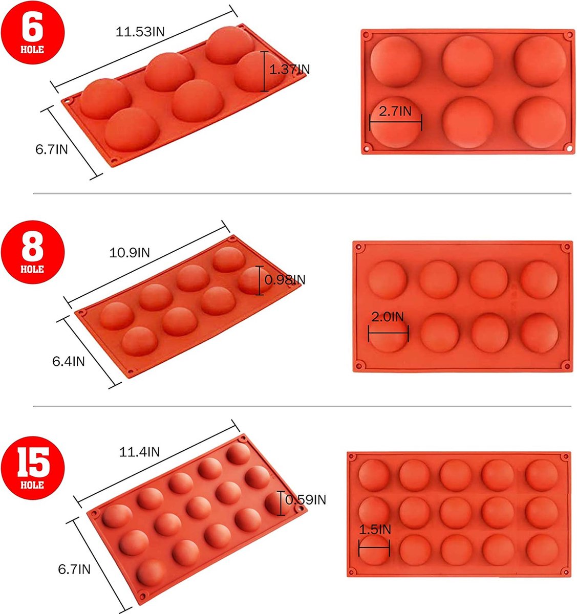Moule En Silicone En Forme De Bouton – Idéal Pour Chocolats Et Gâteaux Faits Maison