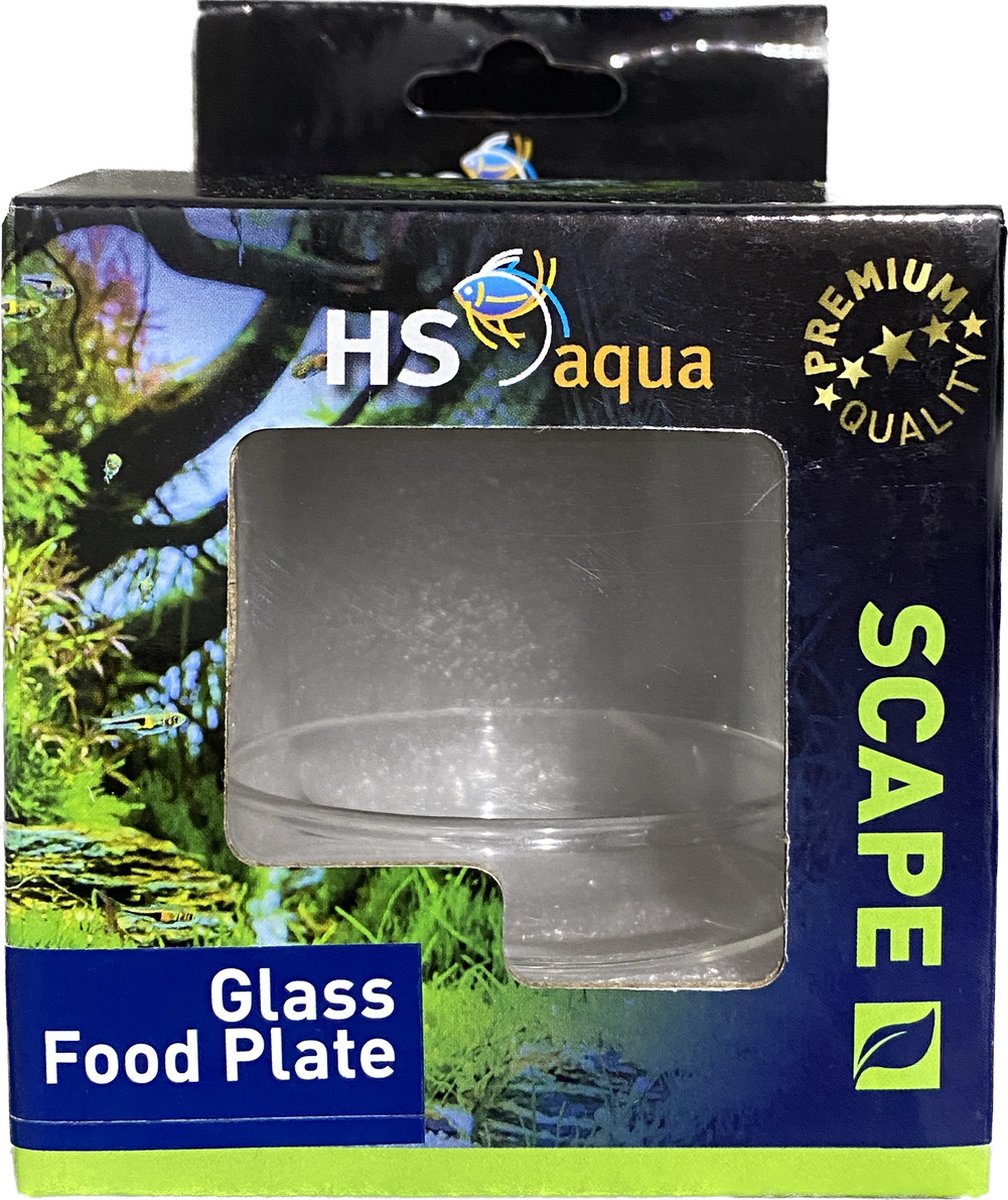 HS Aqua Glazen Voederplaat