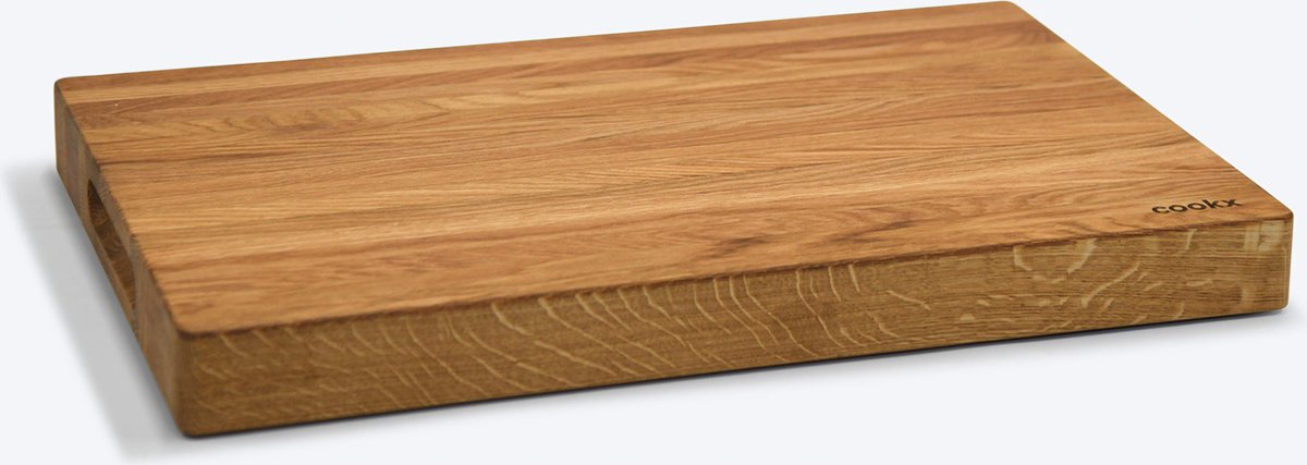 COOKX - Eiken Snijblok - Snijplank Massief Hout - Recht M