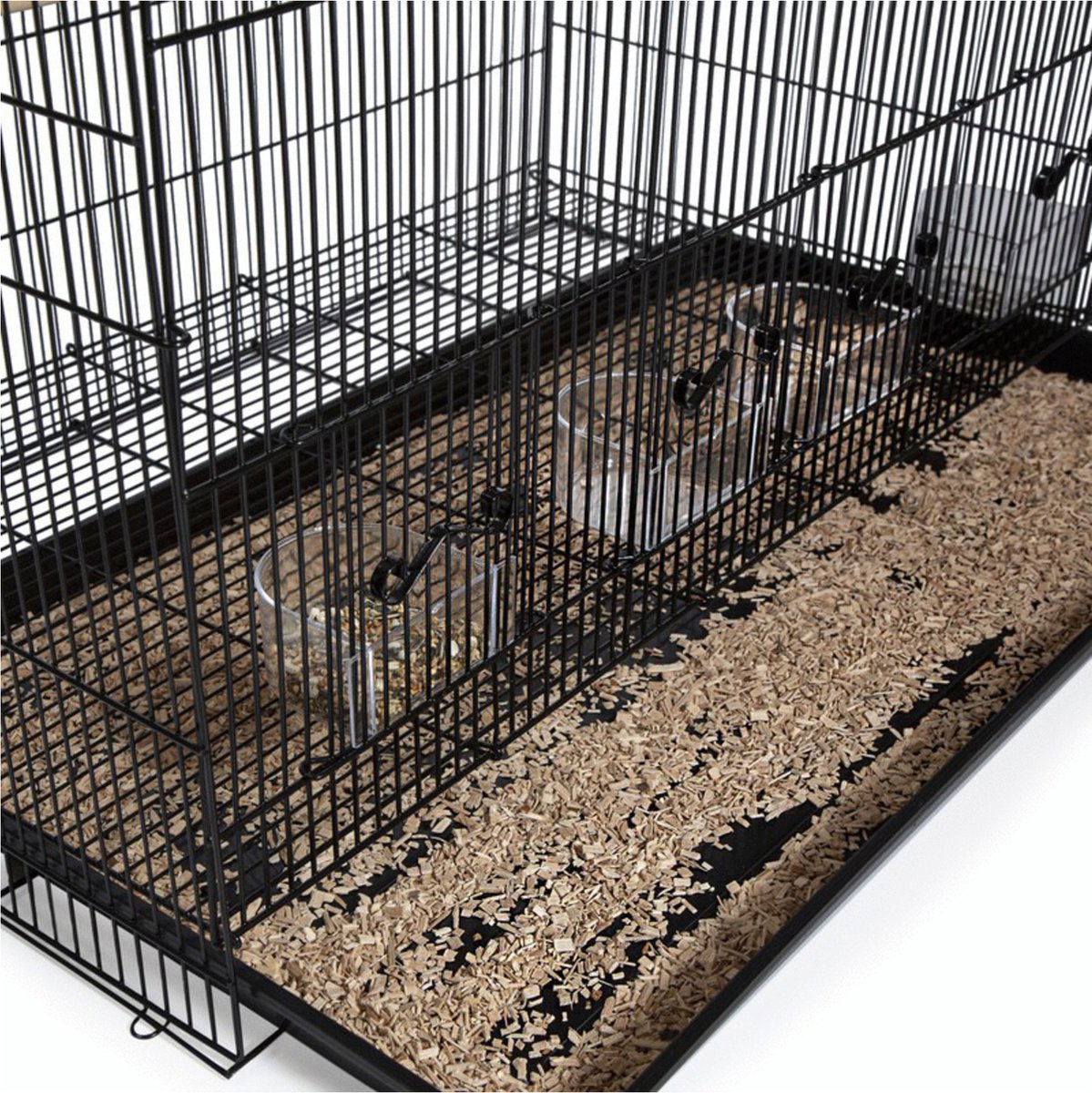 Keddoc Vogelkooi Budgie Home - Vogelverblijven - 79x46x91 cm Zwart thumbnail 4