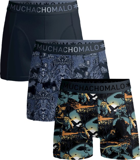 Muchachomalo Boys Boxershorts - 3 Pack - Maat 122/128 - Jongens Onderbroeken