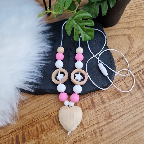 Happy Bebie | Baby | Oreo | Mama | Voedingsketting | Kraamkado | Silicone | Handmade