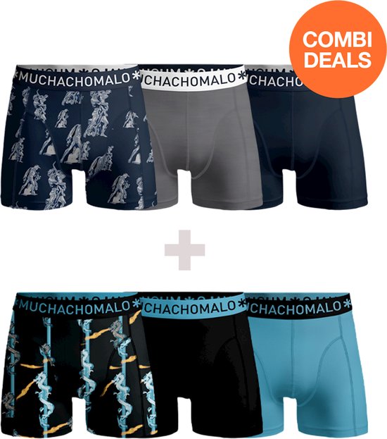 Boxers Muchachomalo pour hommes - Pack de 3 - Taille S - Sous-vêtements pour hommes