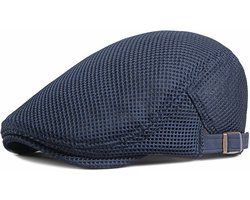 Flat Caps - Donker Blauw -wandel/Golf - Heren Pet - Baret Heren - Heren Kleding - Cadeau Man - One Size-black friday 2023