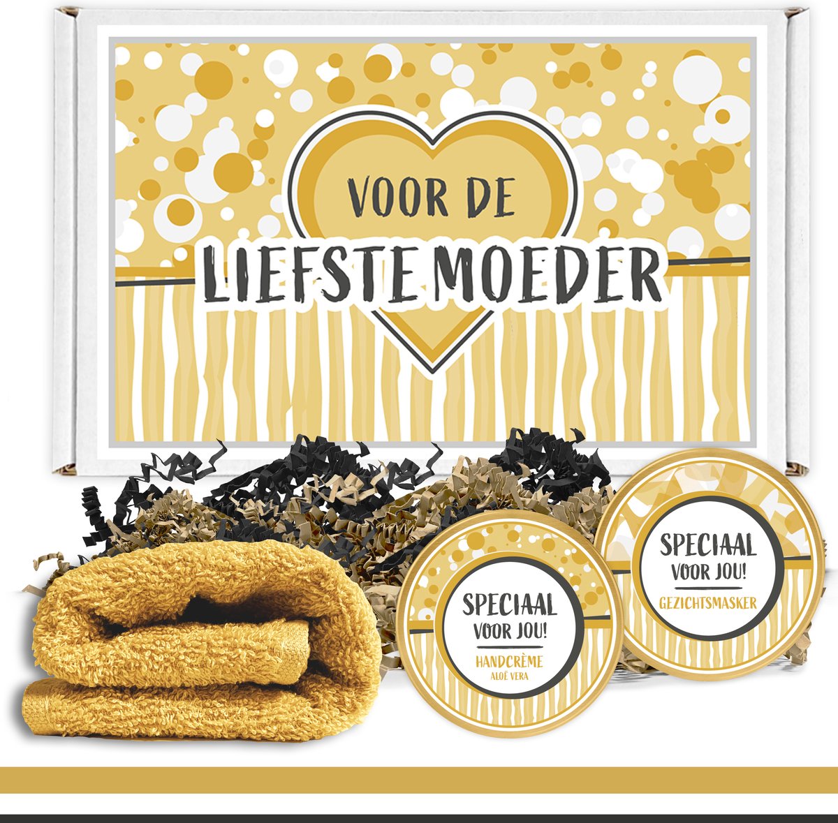 Goedkoopste Brievenbus cadeau Voor de liefste moeder - 3 Producten - 150 Gram | Brievenbusdoosje Doosje - Moederdag - Voor Mama - Verjaardag - Vrouw - Brievenbuspakketje Pakketje - Brievenbuscadeautje Cadeautje - Cadeaupakket Cadeaupakketje