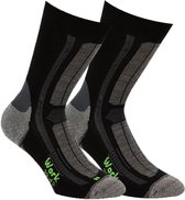 Boru Bamboo - 3-Pack - Werksokken - Bamboe - Ademend - Hypoallergeen - Heren / Dames - zwart - 46-47 - 2332