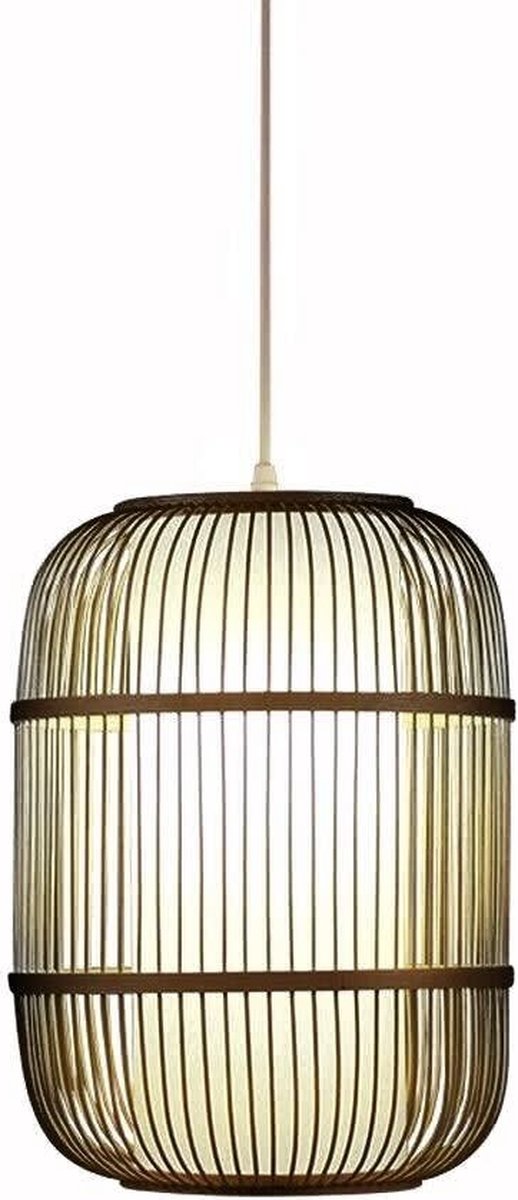 Fine Asianliving Bamboe Hanglamp Zwart Handgemaakt - Dylan