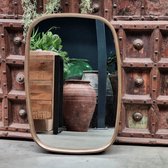 Benoa Antique Brass Mirror