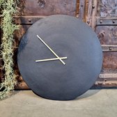 Benoa Fremont Horloge Ronde Antique Noire 55 cm