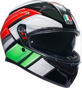 Agv K3 E2206 Mplk Wing Black Italy 007 S - Maat S - Helm