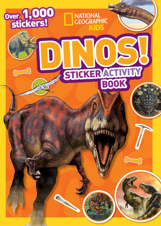 ISBN National Geographic Kids Dinos Sticker Activity Book, Anglais, Livre broché, 56 pages