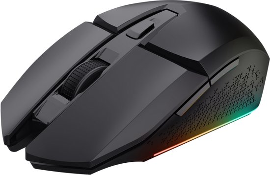 Trust GXT 110 Felox - Draadloze Gaming Muis - Verlichting - 4800DPI - Zwart