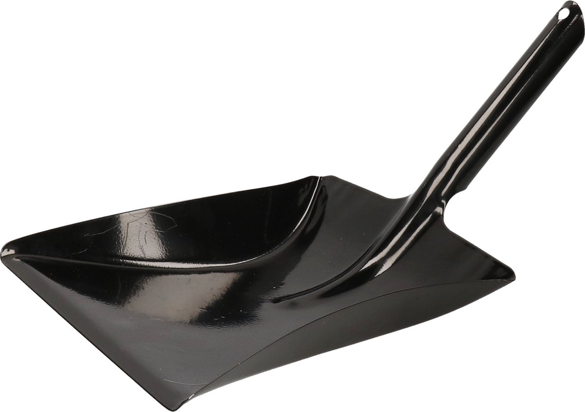 Goedkoopste Stoffer en blik zwart/rood van metaal/hout voor buiten - Elaston haren stoffers