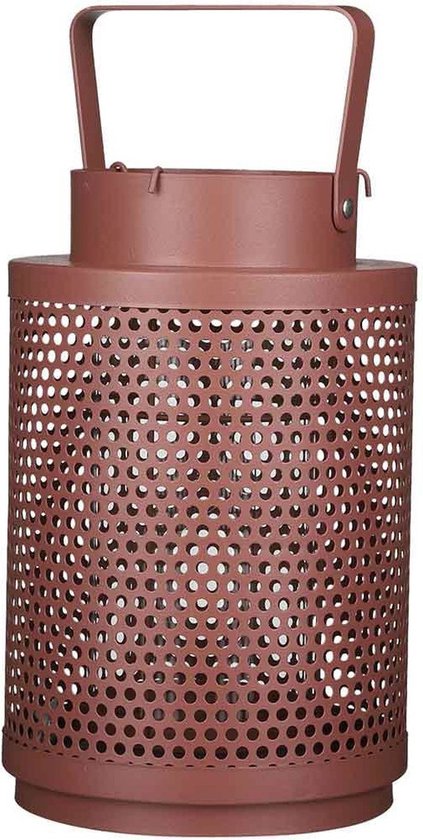 Mica Decorations lanterne barney rose dimensions en cm: 25 x 16