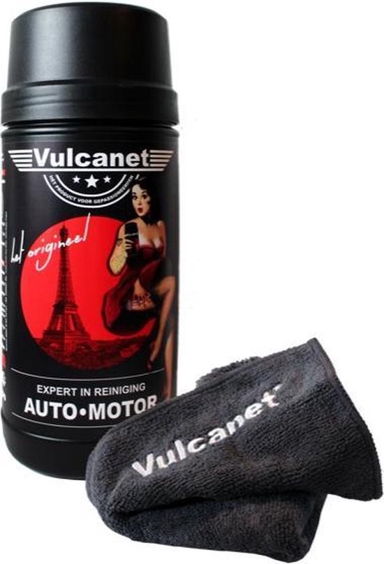 VULCANET - 80 lingettes nettoyantes pour auto et moto
