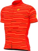 Maillot Cyclisme Manches Courtes Ale Step Rouge L Homme