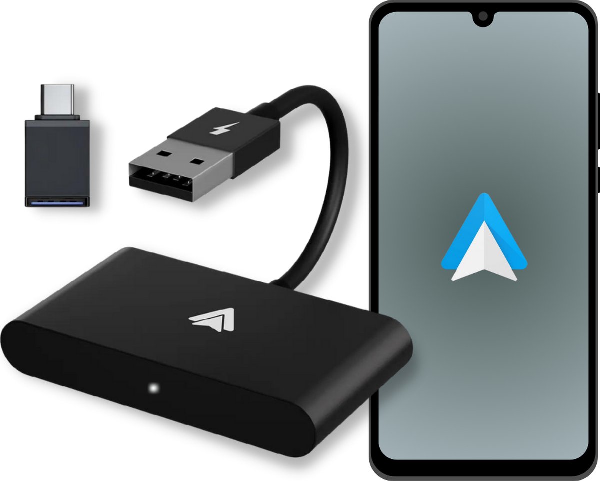 Dirmo Car Dongle Android Android Auto dongle Draadloze Android Auto wireless...