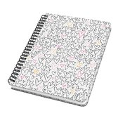 Sigel - spiraal notitieboek - Jolie - A5 - hardcover - 120 pagina's - dots - 100 grams papier - Wild Hearts - SI-JN620