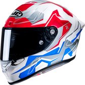 Hjc Rpha 1 Nomaro White Red Mc21 Full Face Helmets S - Maat S - Helm