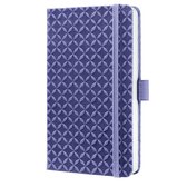 Sigel - notitieboek - Jolie Flair - A6 - hardcover - 174 pagina's - lijn - 80 grams papier - Dark Purple - SI-JN130