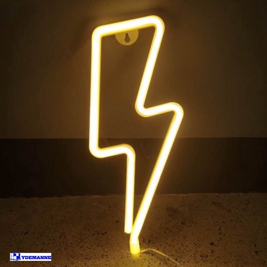 Neon Lamp - Wolk Roze Regenboog - Incl. 3 Batterijen - 26 x 30 cm