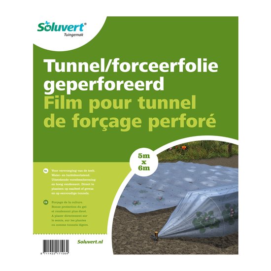 Soluvert - Tunnel/force foil perforé 6x5m
