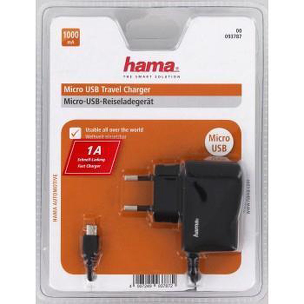 Hama Travel GPS Zwart AC Binnen