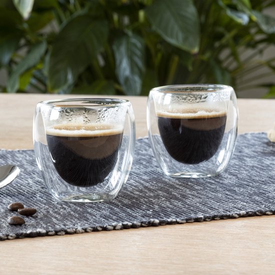 Buddy´s Bar - Barista Edition koffieglazen/theeglazen set van 2