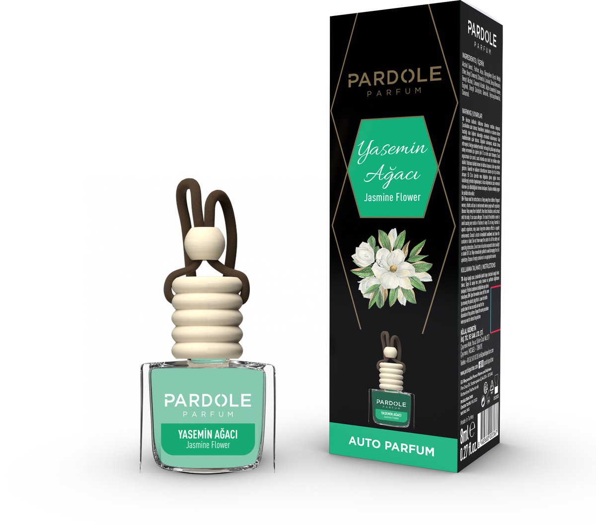 Auto luchtverfrisser - Auto Parfum Jasmine Flower 10ML