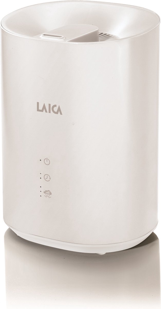 Laica HI3020 - gecombineerde stoom luchtbevochtiger en ultrasone bevochtiger - 3 liter - bevochtiger met nachtmodus - met aroma dispenser