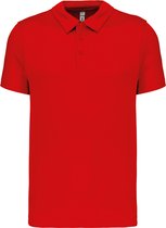 Herensportpolo 'Proact' met korte mouwen Red - XL