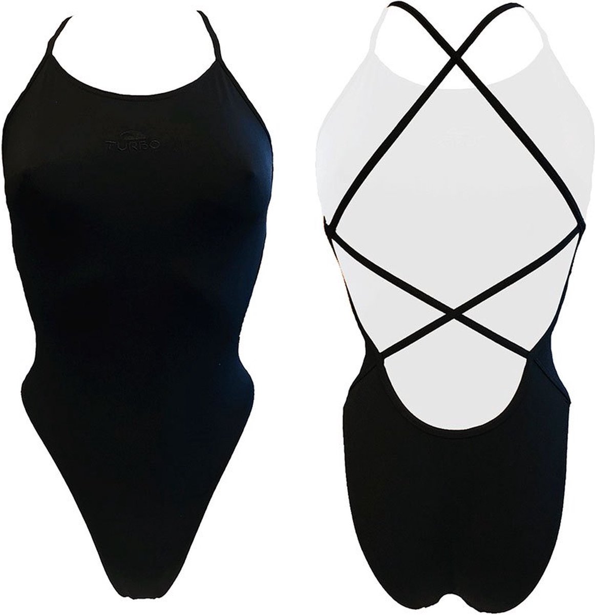 Turbo Patron Sirene Zwemkleding Zwart 3XL Vrouw
