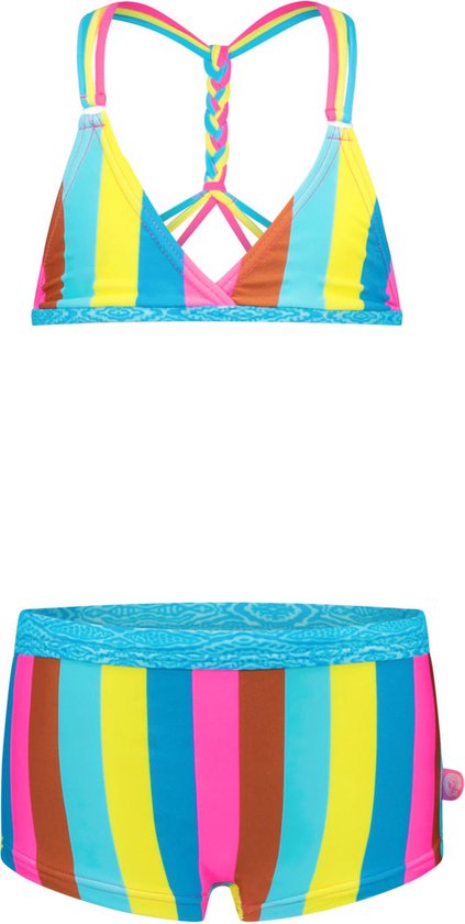 Meisjes bikini triangel - Boho streep