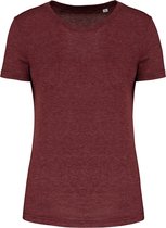 Damessport-T-shirt triblend met ronde hals 'Proact' Wine Heather - XXL