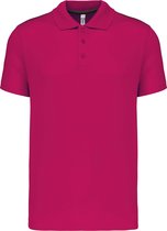 Herensportpolo 'Proact' met korte mouwen Fuchsia - XXL