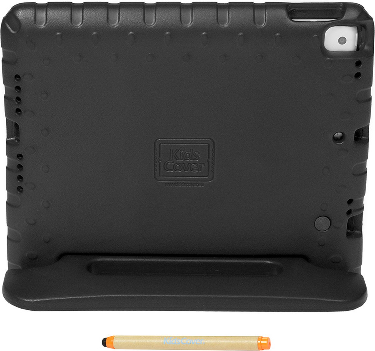 KidsCover iPad 10.2 kids sleeve black set - INCLUANT stylet et protecteur  d'écran en verre - housse