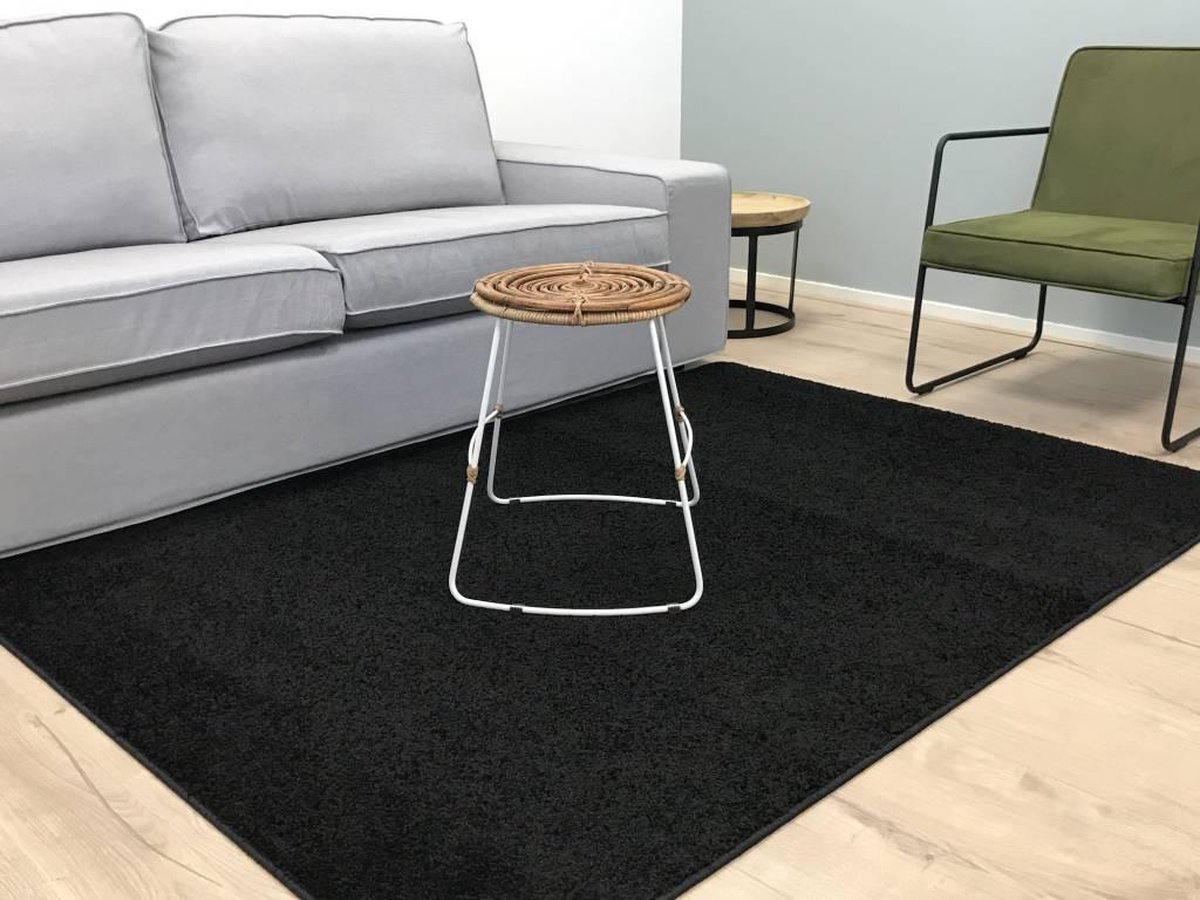Vloerkleed Tore - Kleur 25 Zwart - CA. 130x190 cm