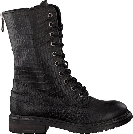 Omoda Dames Veterboots 16881 - Zwart - Maat 41 | bol.com